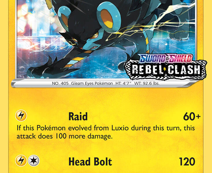 Luxray Pokemon Kaart