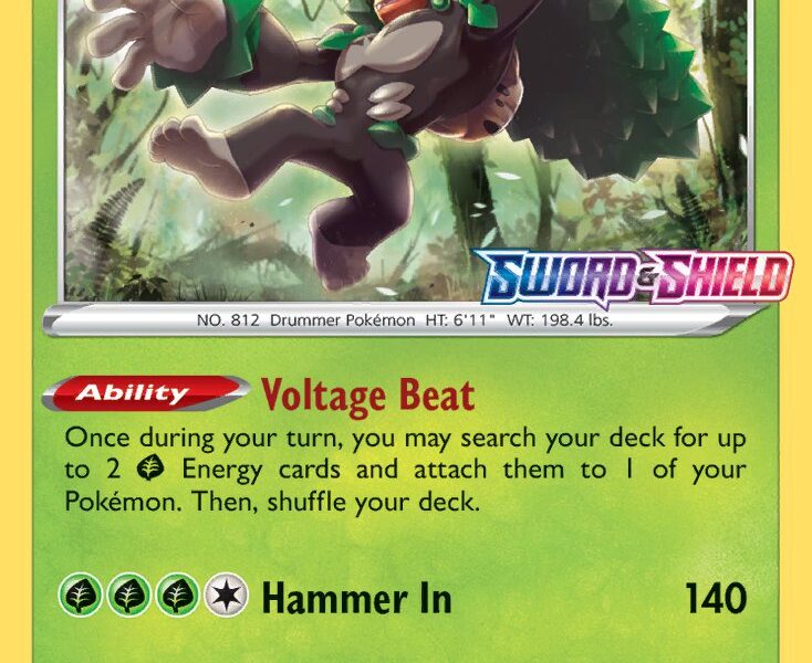 Rillaboom Pokemon Kaart