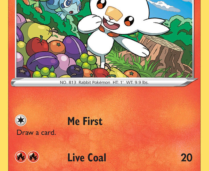 Scorbunny Pokemon Kaart
