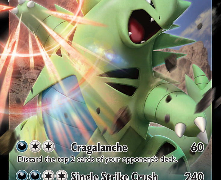 Tyranitar V Pokemon Kaart