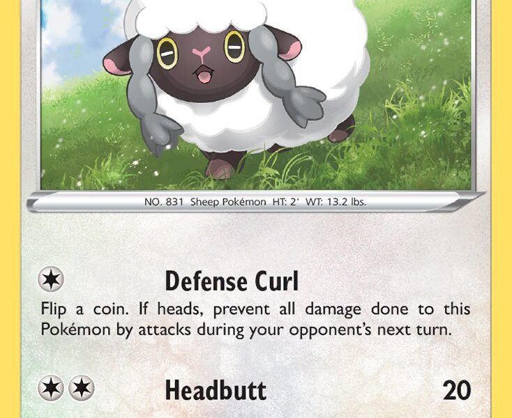 Wooloo Pokemon Kaart