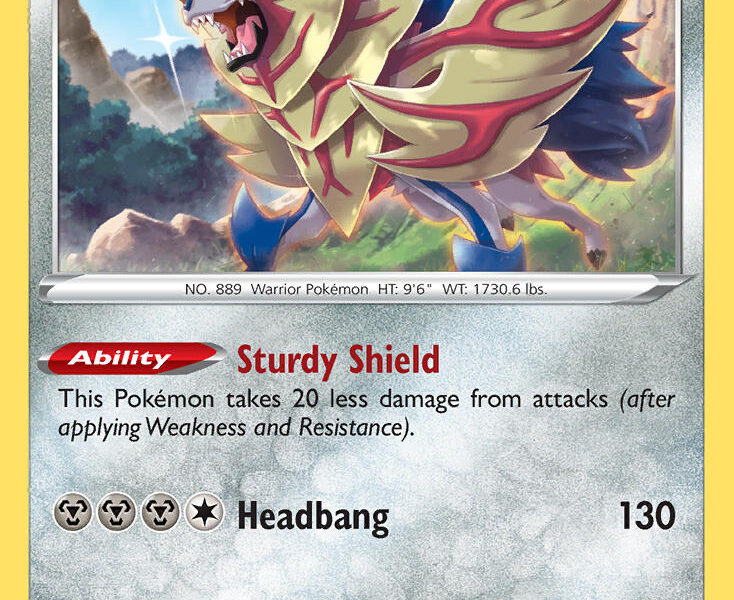 Zamazenta Pokemon Kaart