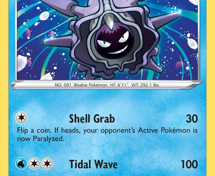 Cloyster Pokemon Kaart