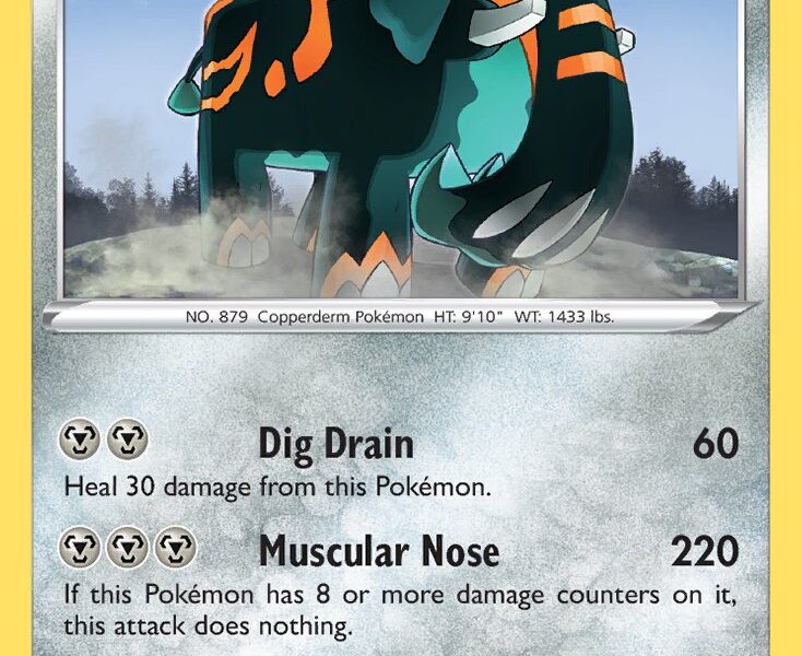 Copperajah Pokemon Kaart