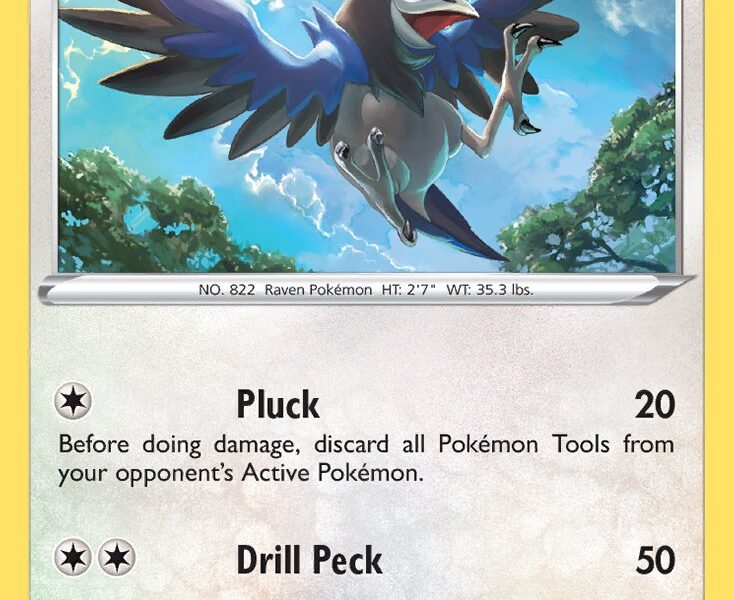 Corvisquire Pokemon Kaart