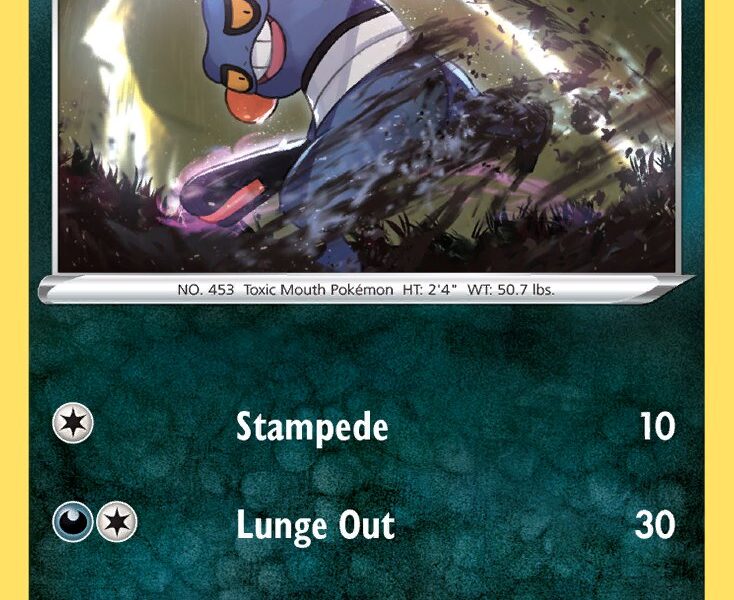 Croagunk Pokemon Kaart
