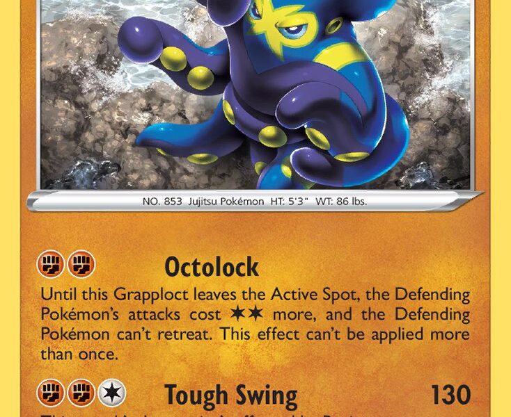 Grapploct Pokemon Kaart