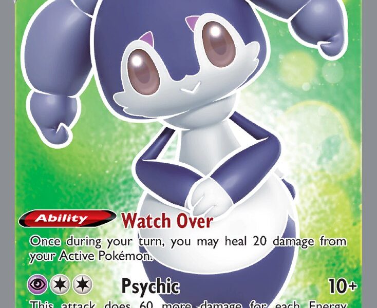 Indeedee V Pokemon Kaart