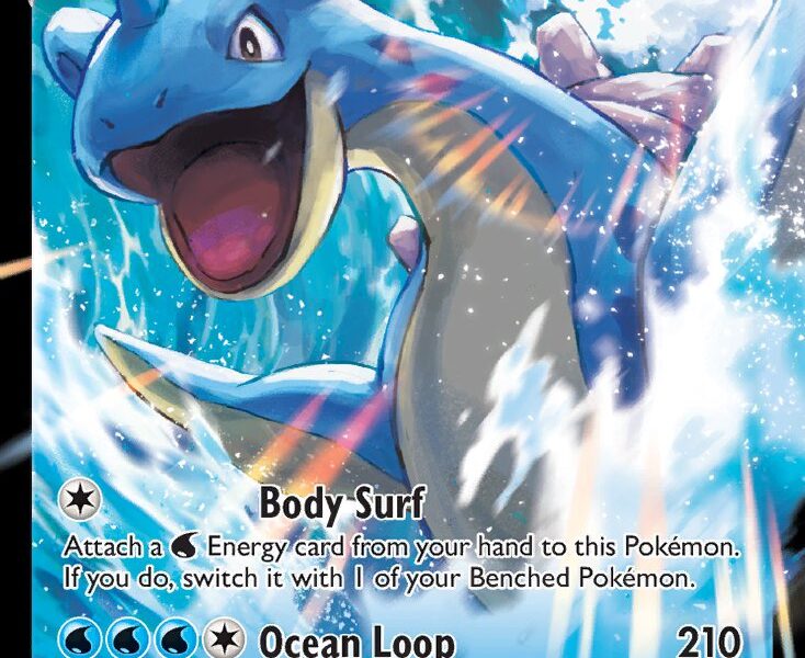 Lapras V Pokemon Kaart