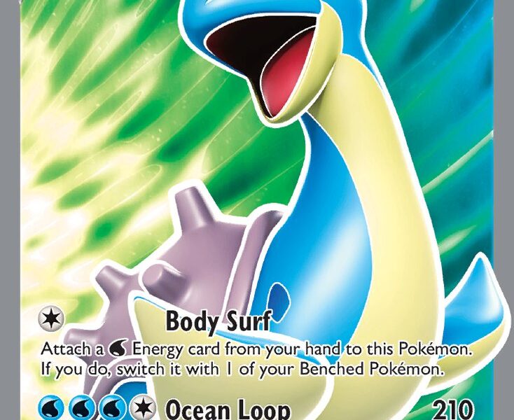 Lapras V Pokemon Kaart