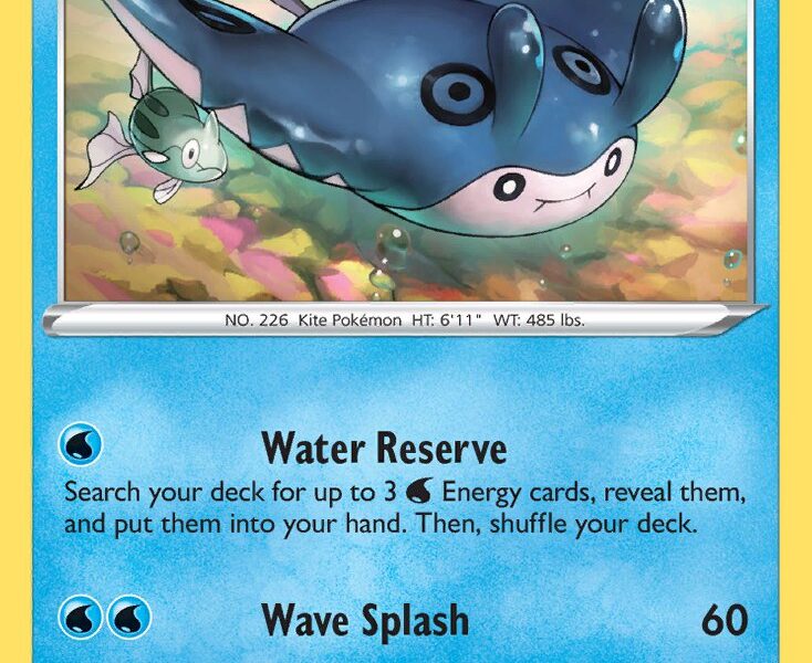 Mantine Pokemon Kaart