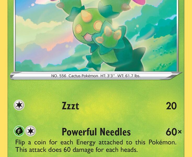 Maractus Pokemon Kaart