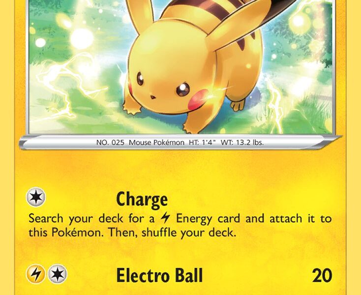 Pikachu Pokemon Kaart