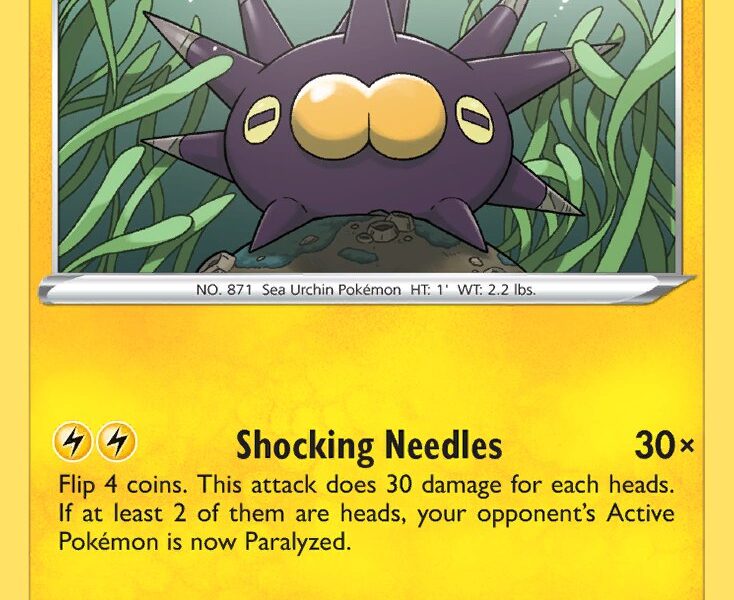 Pincurchin Pokemon Kaart