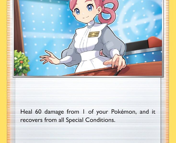 Pokémon Center Lady Pokemon Kaart