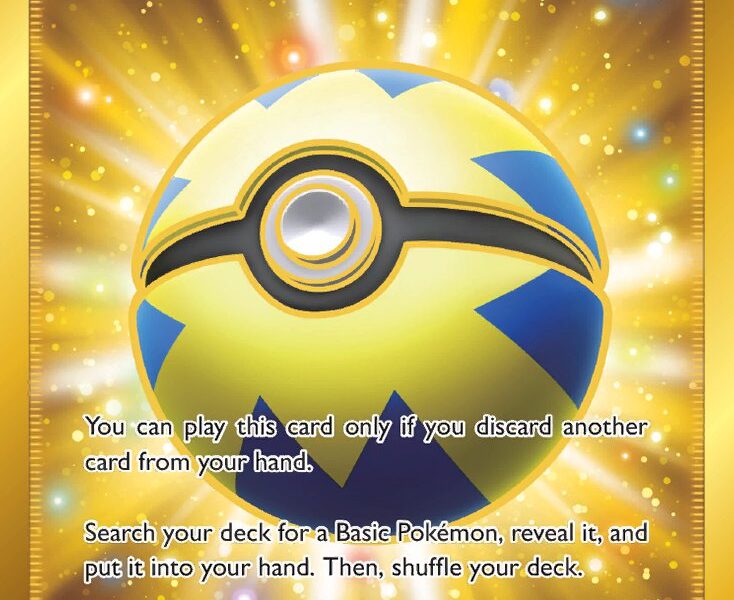Quick Ball Pokemon Kaart