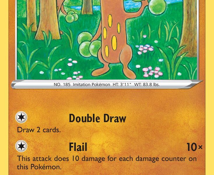 Sudowoodo Pokemon Kaart