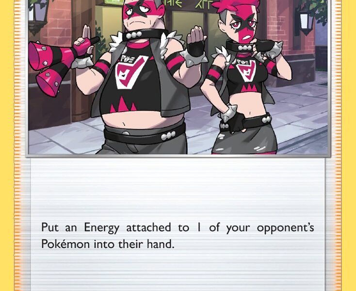 Team Yell Grunt Pokemon Kaart