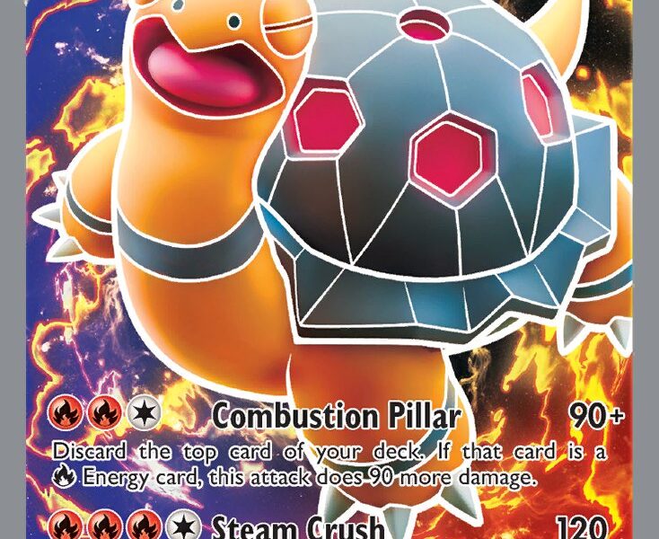 Torkoal V Pokemon Kaart