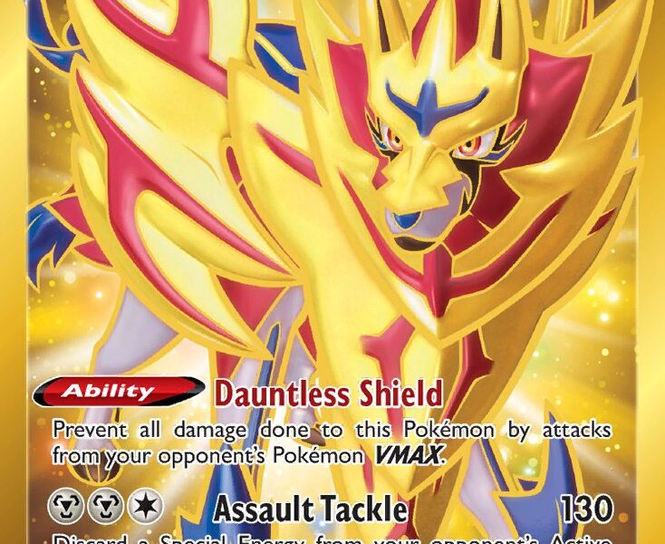 Zamazenta V Pokemon Kaart
