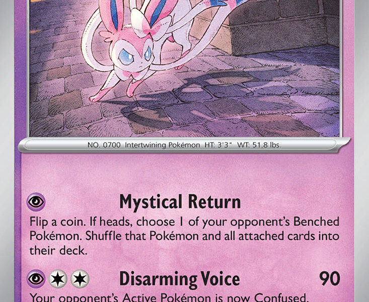 Sylveon Pokemon Kaart
