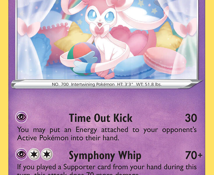 Sylveon Pokemon Kaart