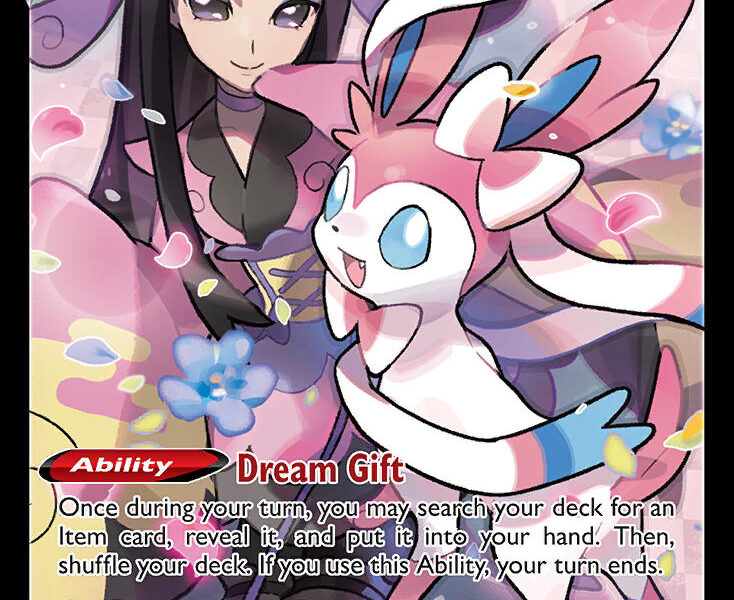 Sylveon V Pokemon Kaart