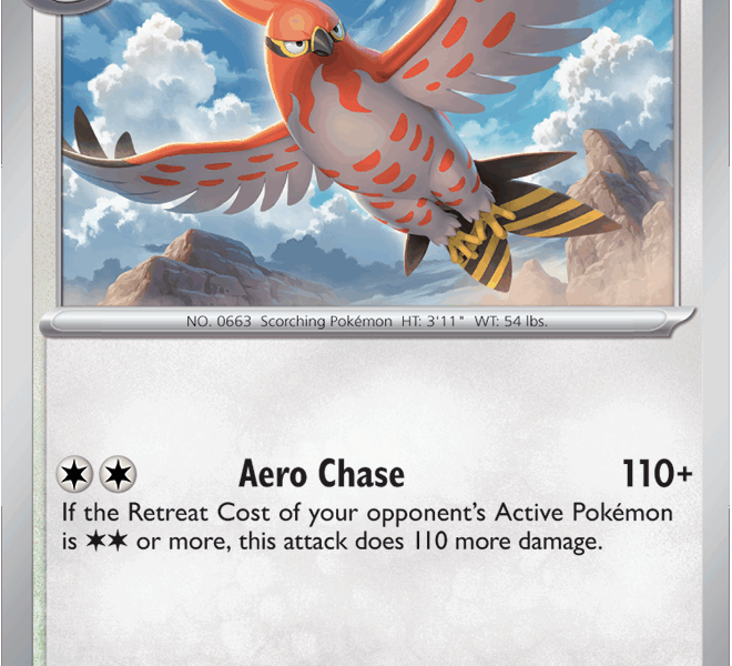 Talonflame Pokemon Kaart