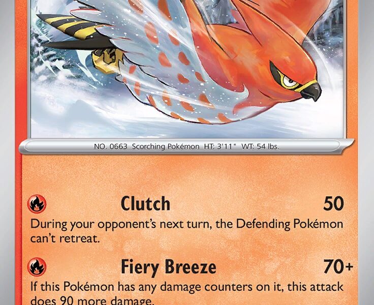 Talonflame Pokemon Kaart