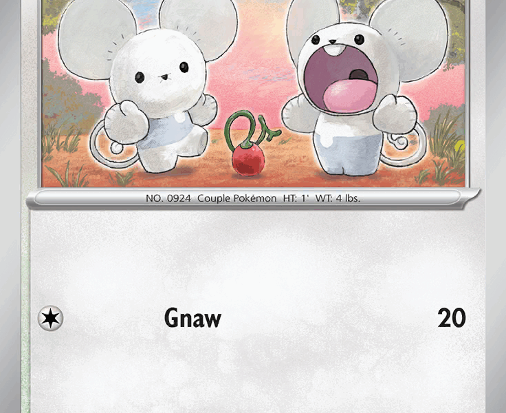 Tandemaus Pokemon Kaart