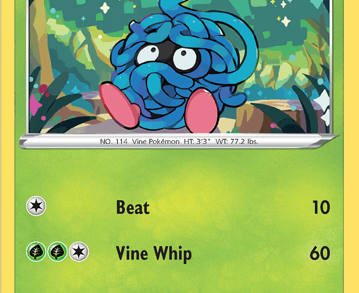 Tangela Pokemon Kaart