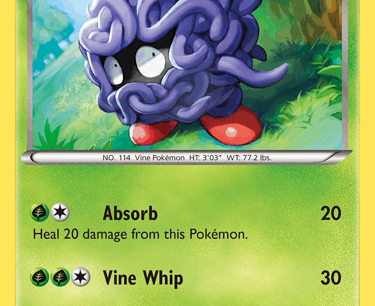 Tangela Pokemon Kaart