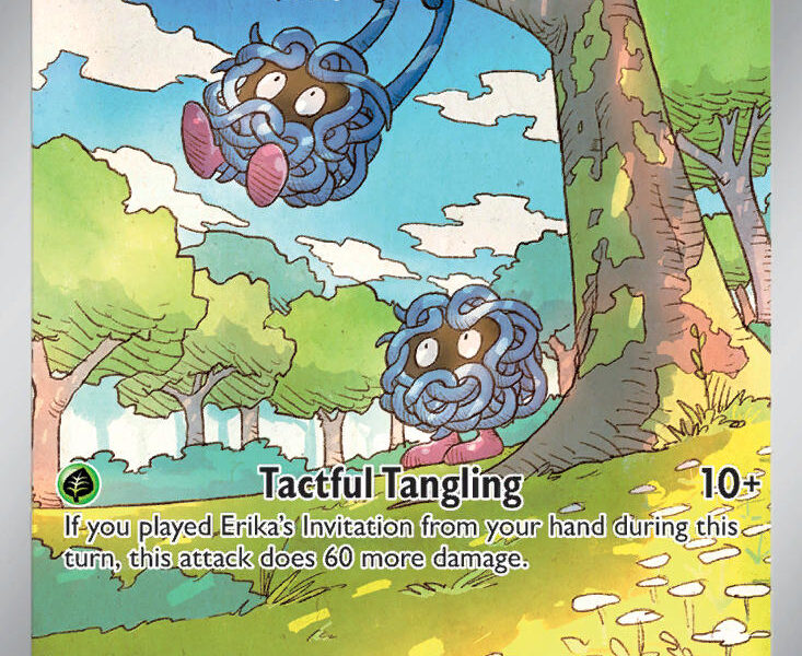 Tangela Pokemon Kaart