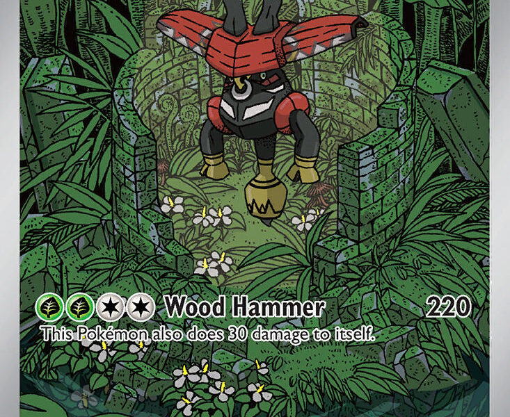 Tapu Bulu Pokemon Kaart