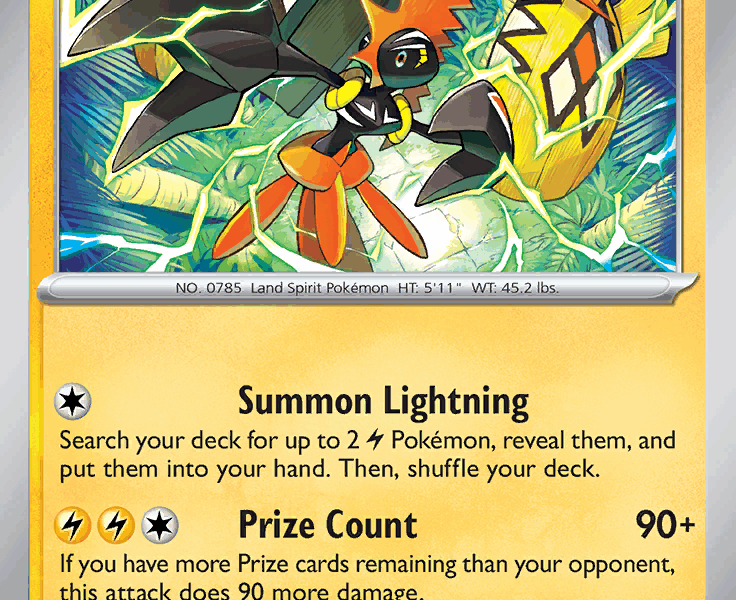 Tapu Koko Pokemon Kaart
