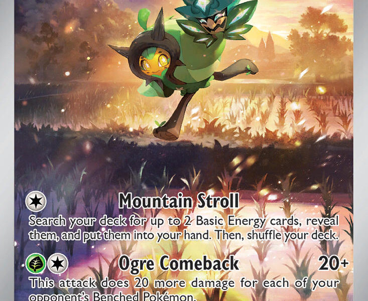 Teal Mask Ogerpon Pokemon Kaart