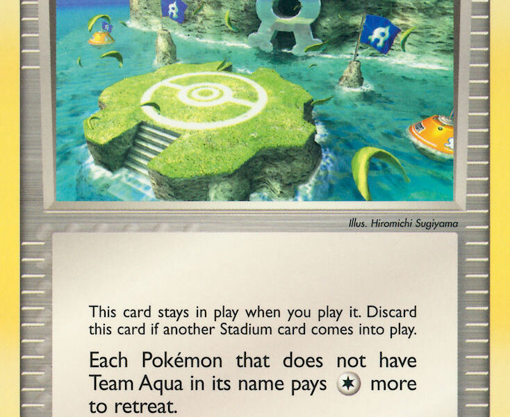 Team Aqua Hideout Pokemon Kaart