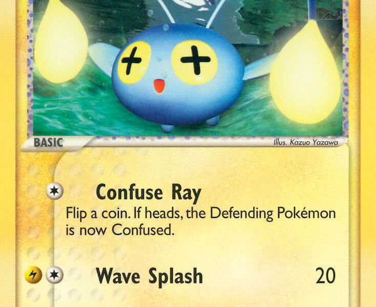 Team Aqua’s Chinchou Pokemon Kaart
