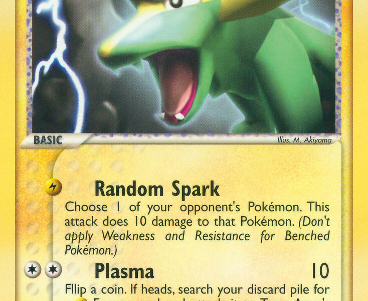 Team Aqua’s Electrike Pokemon Kaart