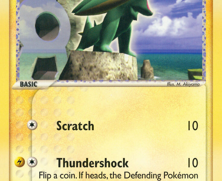 Team Aqua’s Electrike Pokemon Kaart