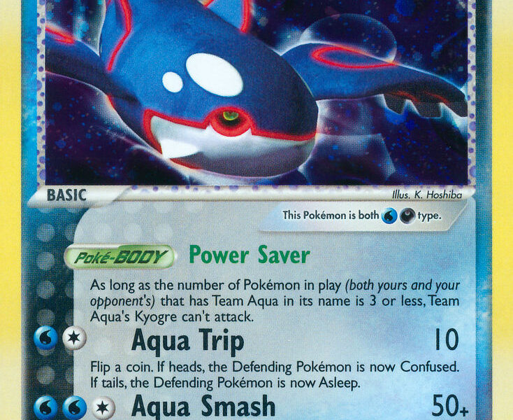 Team Aqua’s Kyogre Pokemon Kaart