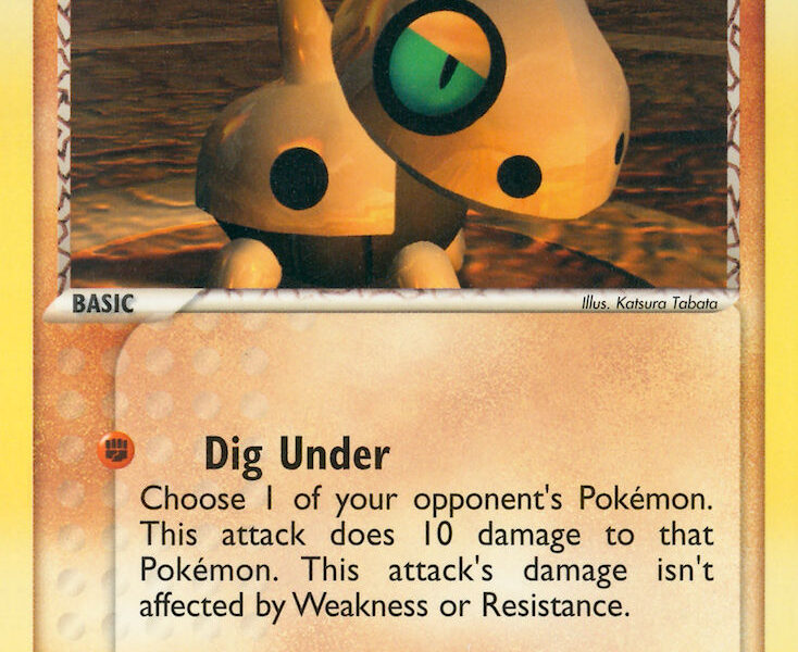 Team Magma’s Aron Pokemon Kaart