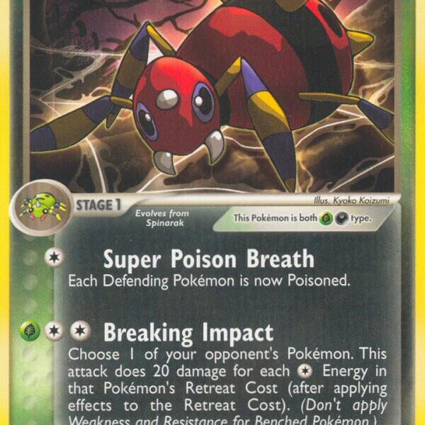 Dark Ariados Pokemon Kaart