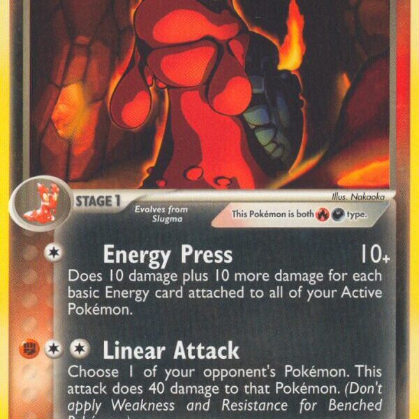 Dark Magcargo Pokemon Kaart