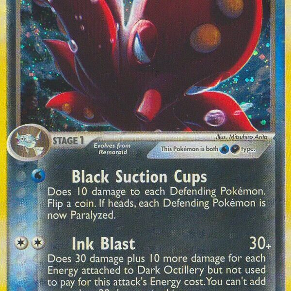 Dark Octillery Pokemon Kaart