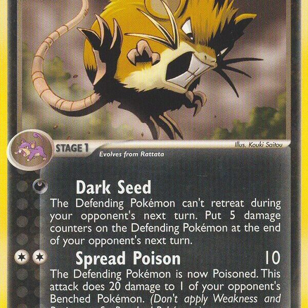 Dark Raticate Pokemon Kaart