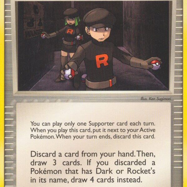 Rocket’s Mission Pokemon Kaart
