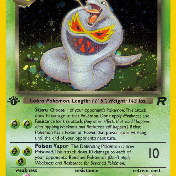 Dark Arbok Pokemon Kaart