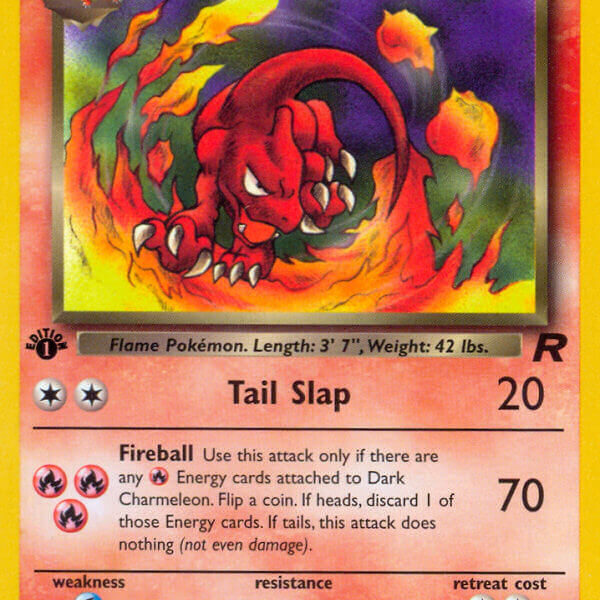 Dark Charmeleon Pokemon Kaart