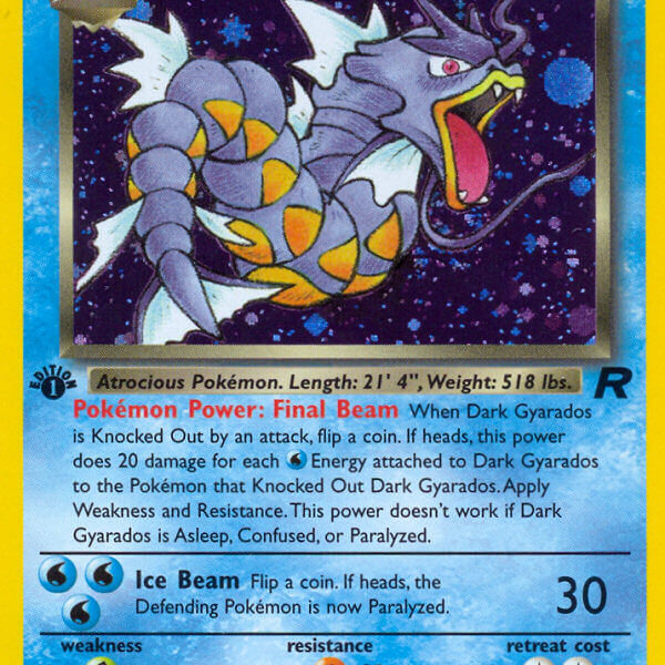 Dark Gyarados Pokemon Kaart